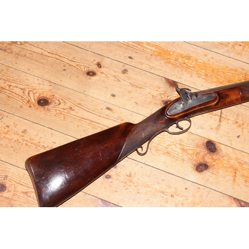 117 - Antique percussion shotgun.