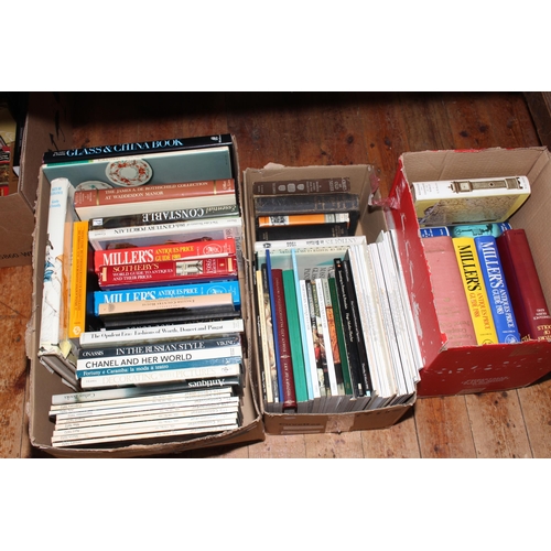 47 - Five Boxes of Auction Catalogues, Collectors Guides, Magazines, etc.