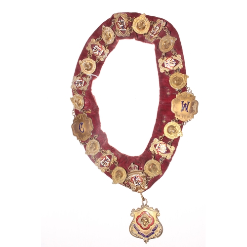 169 - Royal Antediluvian Order of Buffaloes chain of office.