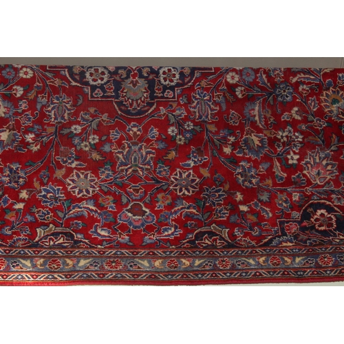 338 - Persian Mashad hand knotted carpet, 3.10 by 2.20.