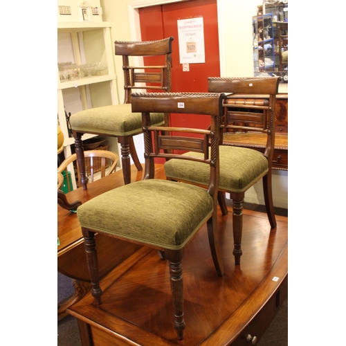 384 - Pair Edwardian mahogany occasional elbow chairs, Victorian walnut revolving piano stool, Victorian m... 