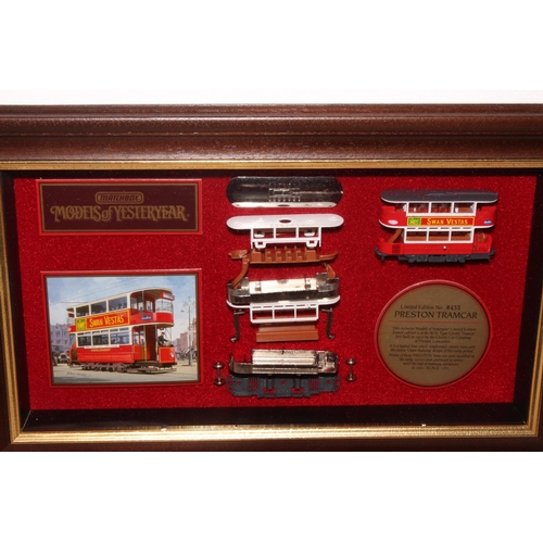 46 - Collection of boxed Models of Yesteryear and cased Preston Tramcar.