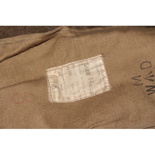 33 - WWII ATS uniform, suitcase containing accessories, telegrams, Royal Signals 1945 calendar, ATS & VAD... 