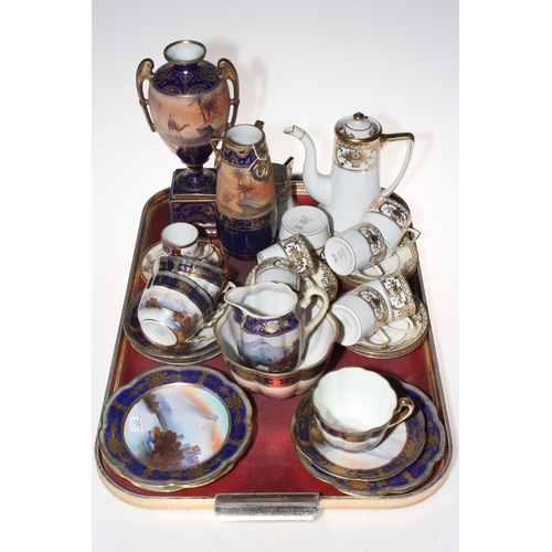 16 - Collection of Noritake including coffee and teaware and two vases.