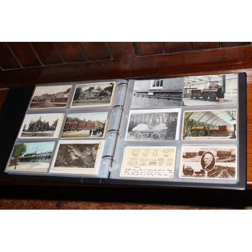 38 - Collection of predominantly Darlington interest postcards inc Collision at Bank Top 1910 (Railway Ac... 