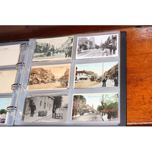 38 - Collection of predominantly Darlington interest postcards inc Collision at Bank Top 1910 (Railway Ac... 