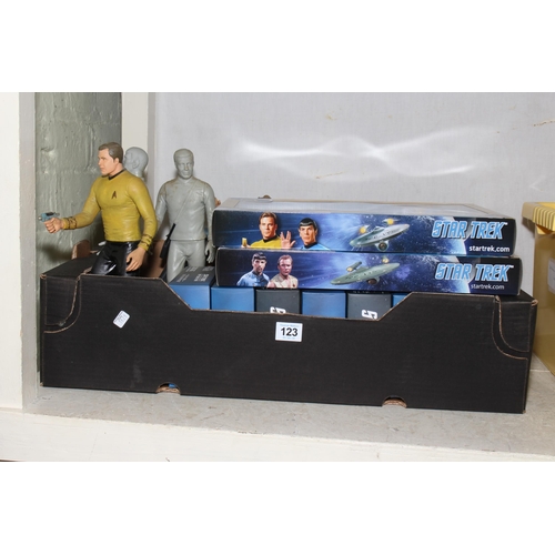 123 - Collection of Star Trek toys including Action Figure sets, etc.