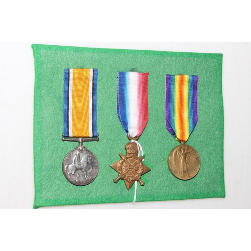 169 - WWI War medals belonging to 33742 DVR. T.R. Wheldon, Royal Engineers.