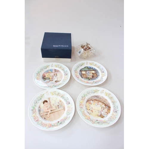 67 - Arklow Patricia decorative tea set, Laurence R. Watson & Co box, plates, etc.