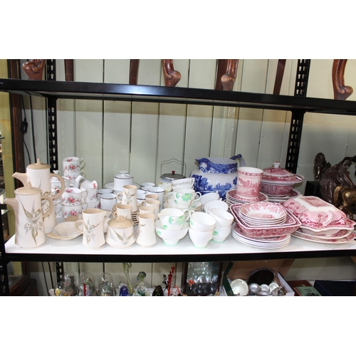 53 - Tea china services including Paragon hand painted and Minton April, Masons and other dinner service,... 