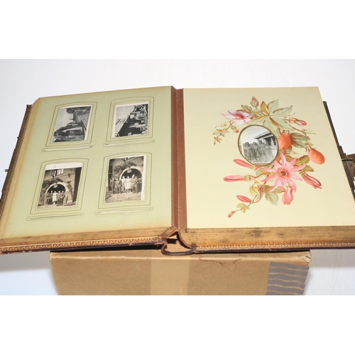 138 - Vintage music box cdv photo album.