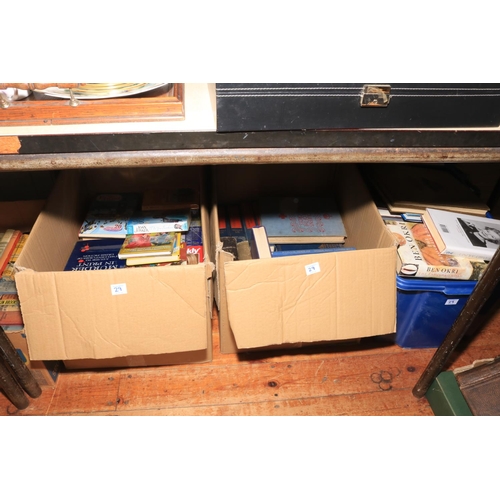 29 - Eleven boxes of Crime and Detective books including first editions.