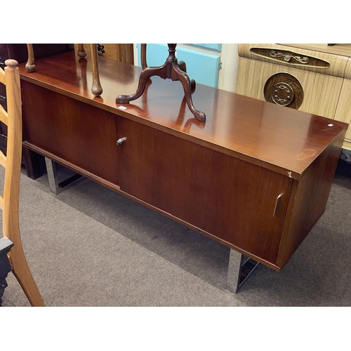 338 - Mid Century Gordon Russell Prestige rosewood sideboard and set of four Ercol rail back dining chairs... 