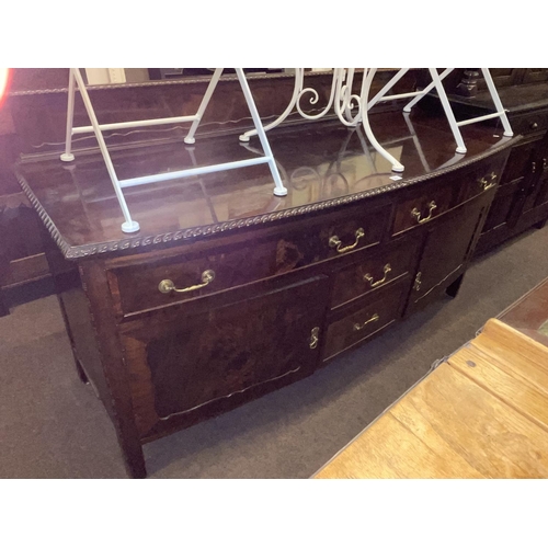 341 - Old Charm three drawer writing table, Captains style green leather swivel desk chair and early 20th ... 