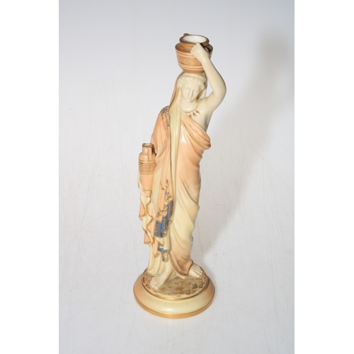 273 - Royal Worcester Grecian maiden water carrier, mark with date code for 1908, 24cm.