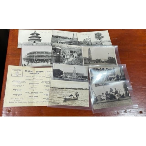 313 - A very good collection of Chinese / Asia real photographic and printed postcards. Inc Kowloon Canton... 