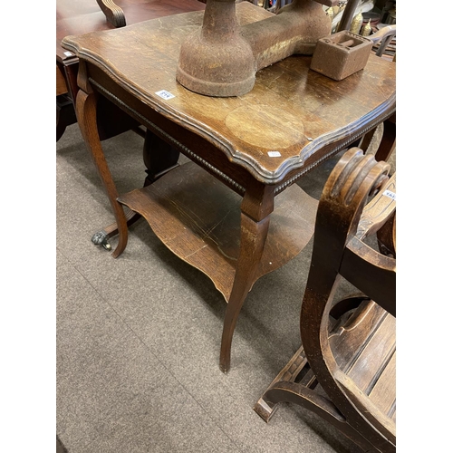 379 - Victorian mahogany two door chiffonier, Victorian inlaid walnut four tier corner whatnot, walnut chi... 