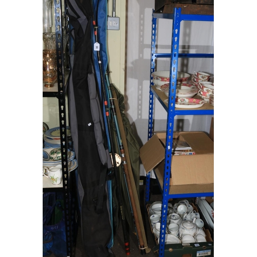 99 - Large collection of specimen, coarse and sea angling equipment.