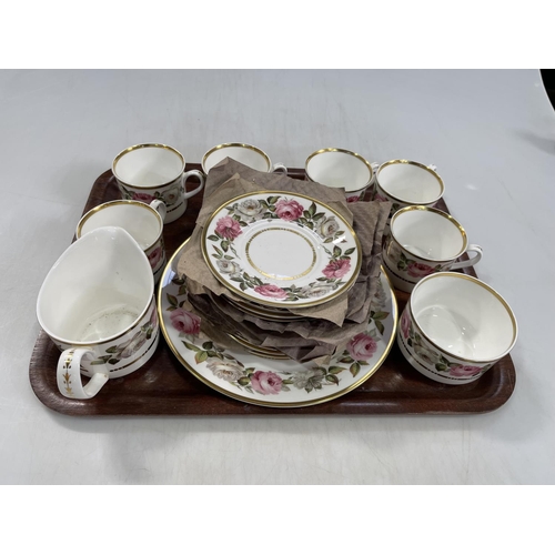 6 - Royal Worcester Royal Garden twenty one piece coffee set.