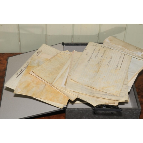 125 - Collection of parchment indentures relating to Bondgate, Darlington. Dating c1767 to 1860s. With ref... 