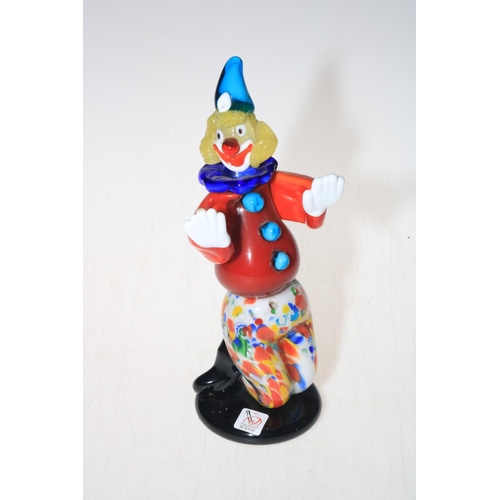 272 - Murano glass clown, 24cm.