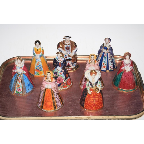 5 - Royal Worcester Henry VIII and Six Wives candle snuffers and Elizabeth I and Anne of Cleves (9).