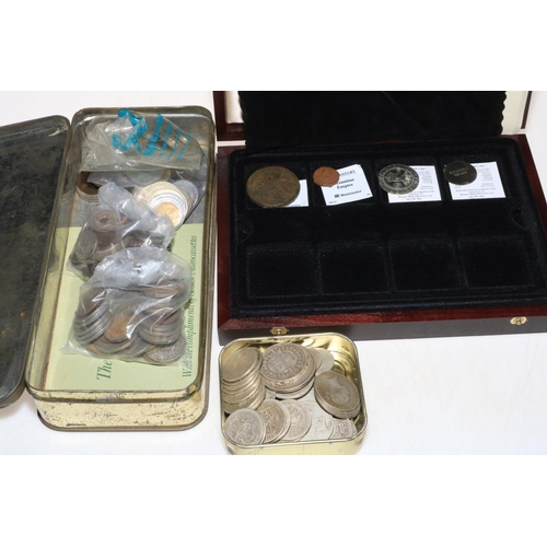 13 - A good collection of pre 1947 silver coinage inc: 1868 Leopold II 5 Francs, 5 Francs Hercules 1849, ... 