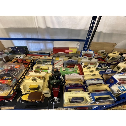 83 - A good collection of Diecast toy cars including Vanguards, Matchbox, Corgi, etc, together with Spide... 