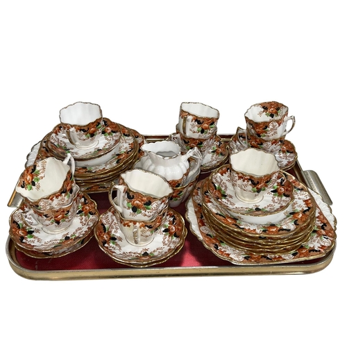 14 - Edwardian Melba bone china tea set.