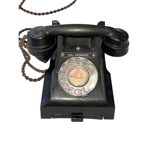 238 - Vintage Bakelite telephone.