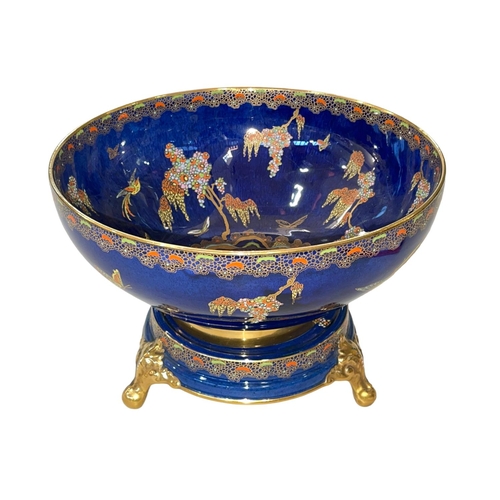 269 - Large Carlton Ware Chinoiserie bowl and stand.