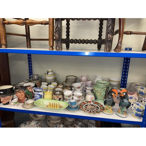 84 - Large collection of assorted china including Mason's 'Regency' and other teaware, three Royal Doulto... 