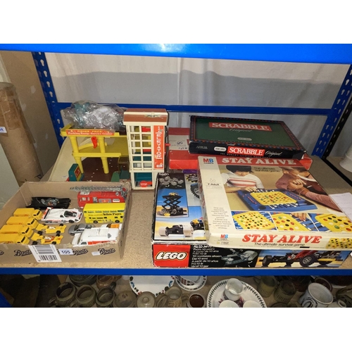 105 - Lego, Scrabble, Monopoly, Meccano and other games, model vehicles, etc.