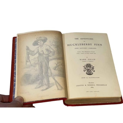 242 - Mark Twain, The Adventures of Huckleberry Finn, printed by Spottiswoode & Co, New Street Square and ... 