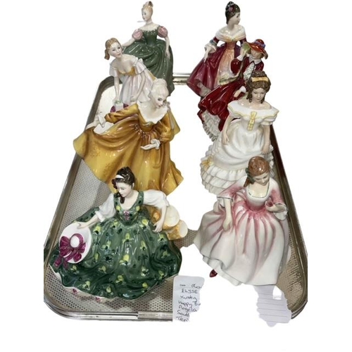 26 - Eight Royal Doulton ladies including Kirsty, Angela, Elyse, Tender Moment, etc.