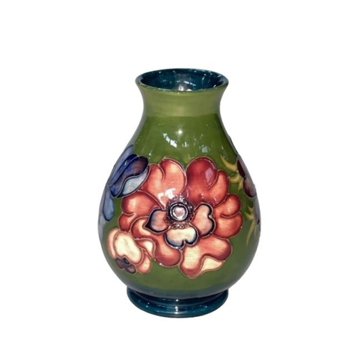 284 - Moorcroft Anemone vase, 13.5cm.