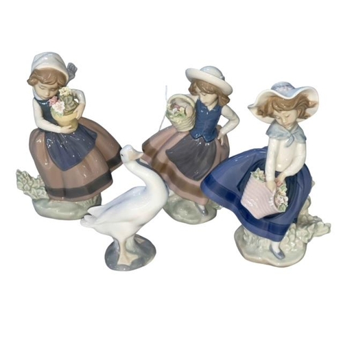 287 - Four pieces of Lladro.