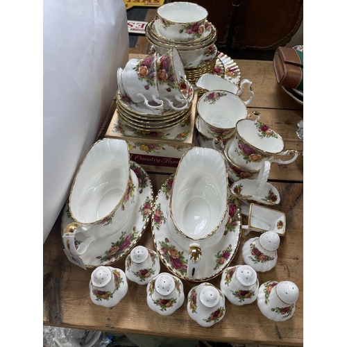 46 - Collection of Royal Albert Old Country Roses, approximately 48 pieces.