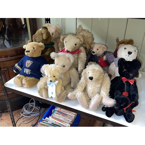 75 - Collection of Merrythought and other teddy bears (14).