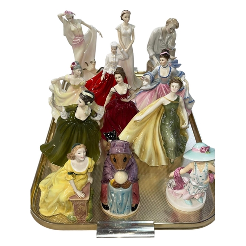 18 - Collection of eleven Royal Doulton figures and one other (12).