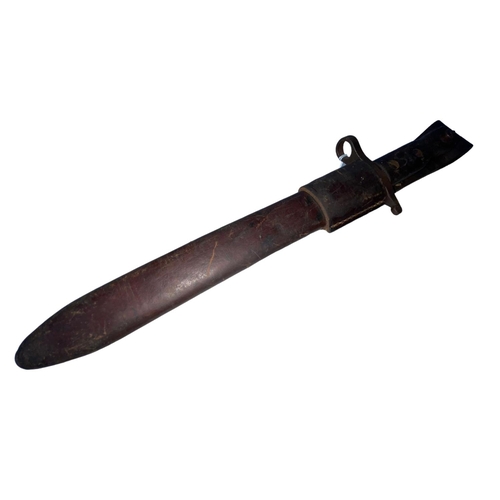 250 - Ross Rifle Co bayonet and scabbard.