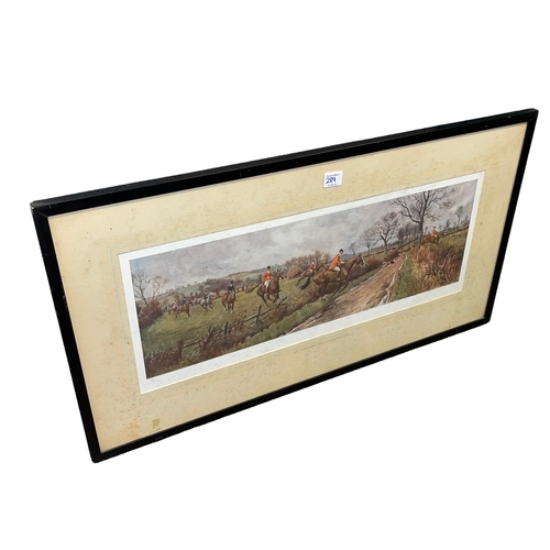 289 - Collection of thirteen framed mainly hunting prints including Lionel Edwards.