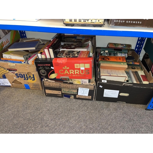 80 - Large collection of books including motoring interest, maps, etc.