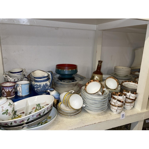 110 - Collection of Royal Doulton Glamis Thistle, Wedgwood Petersham, part tea wares, Bells Scotch Whisky,... 