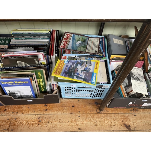 35 - Eight boxes of railway books.