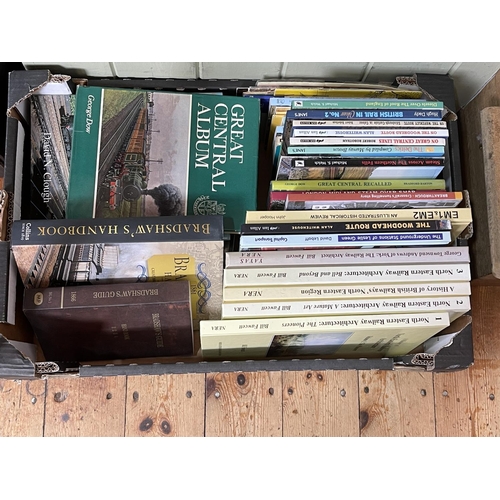 35 - Eight boxes of railway books.