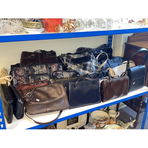 84 - Collection of handbags, shoulder bags, clutch bags, etc.