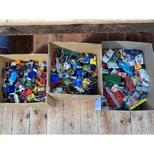 43 - Five boxes of Diecast toy vehicles.