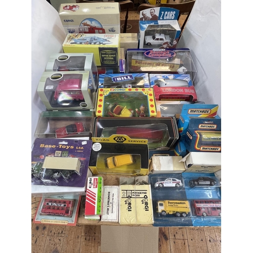 33 - Collection of various model vehicles including Prestons of Potto Daf, Dinky Captain Scarlet Spectrum... 