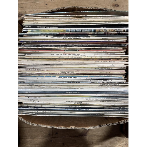 61 - Collection of LP records, glass, Lego, etc.